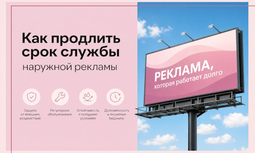 Как продлить срок службы наружной рекламы в Ивантеевке